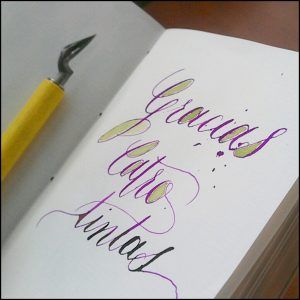 Caligrafía inglesa