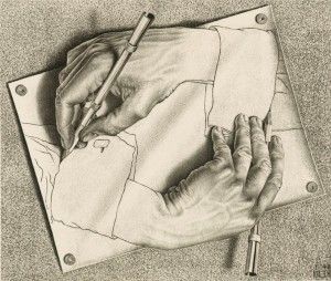 Escher Drawing Hands