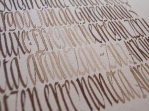 Arantzazu 2017 - Textura de letras