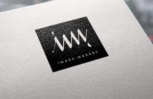 Image Maker logo papeleria en negro