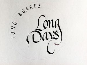Logo Long Days caligrafiado